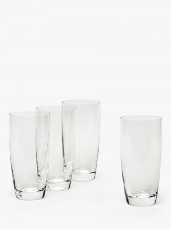 John Lewis ANYDAY Dine Highball Glass, Set of 4, 435ml, Clear