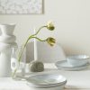 Denby White Speckle Stoneware Cereal Bowls, Set of 4, 17cm, White