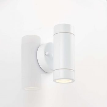 Vogue Lighting Alonzo Outdoor 2 Light Wall Light White