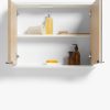 John Lewis ANYDAY Ridge Double Mirrored Bathroom Cabinet, White