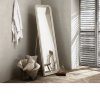 John Lewis Distressed Cheval Mirror, 170 x 50cm, Cream