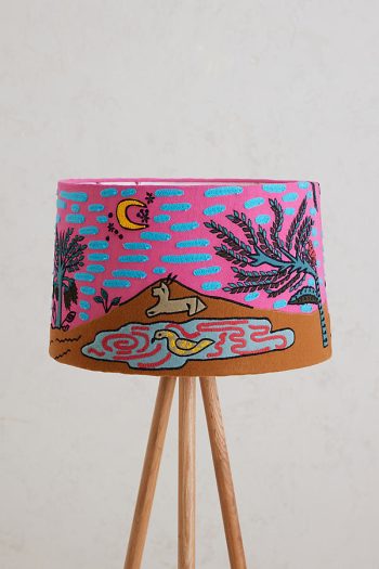 Applique Imagined World Lamp Shade