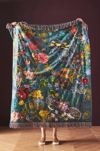 Nathalie Lete Velvet Throw Blanket