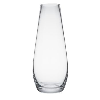 LSA International Flower Tall Stem Vase, H29cm, Clear