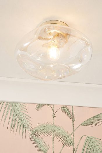 Iridescent Flushmount Ceiling Light