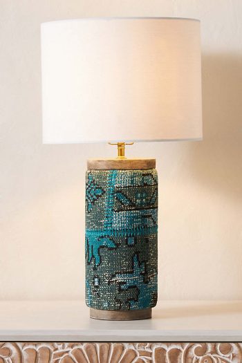 Rug-Printed Lamp Base
